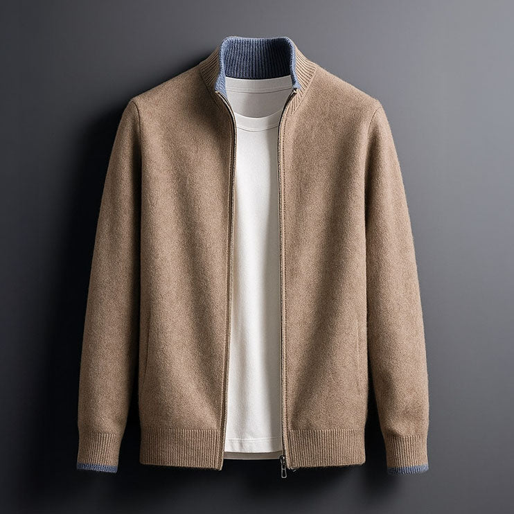 Robbie – Knitted Zip Jacket