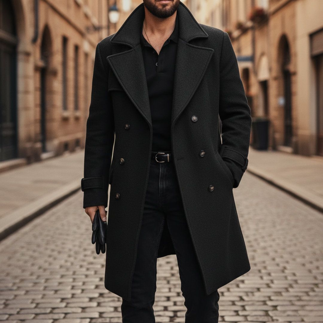 Micheal - Double Breasted Wool Coat