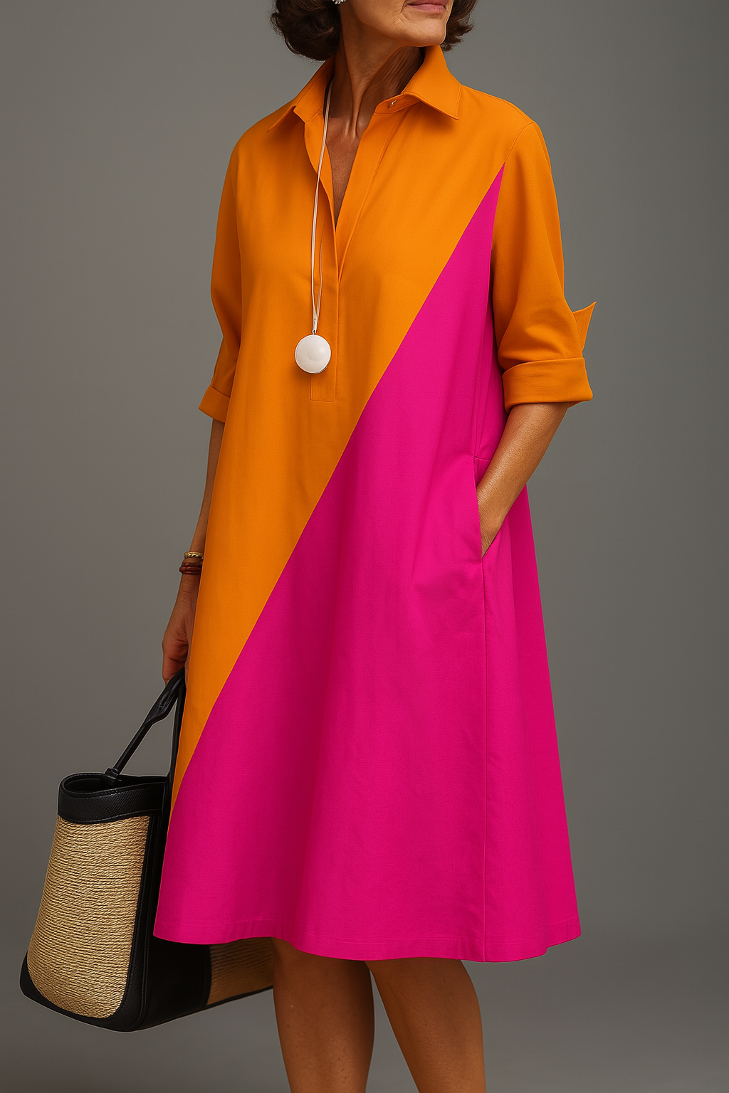 Barbara - Stylish and Effortless Midi Dress