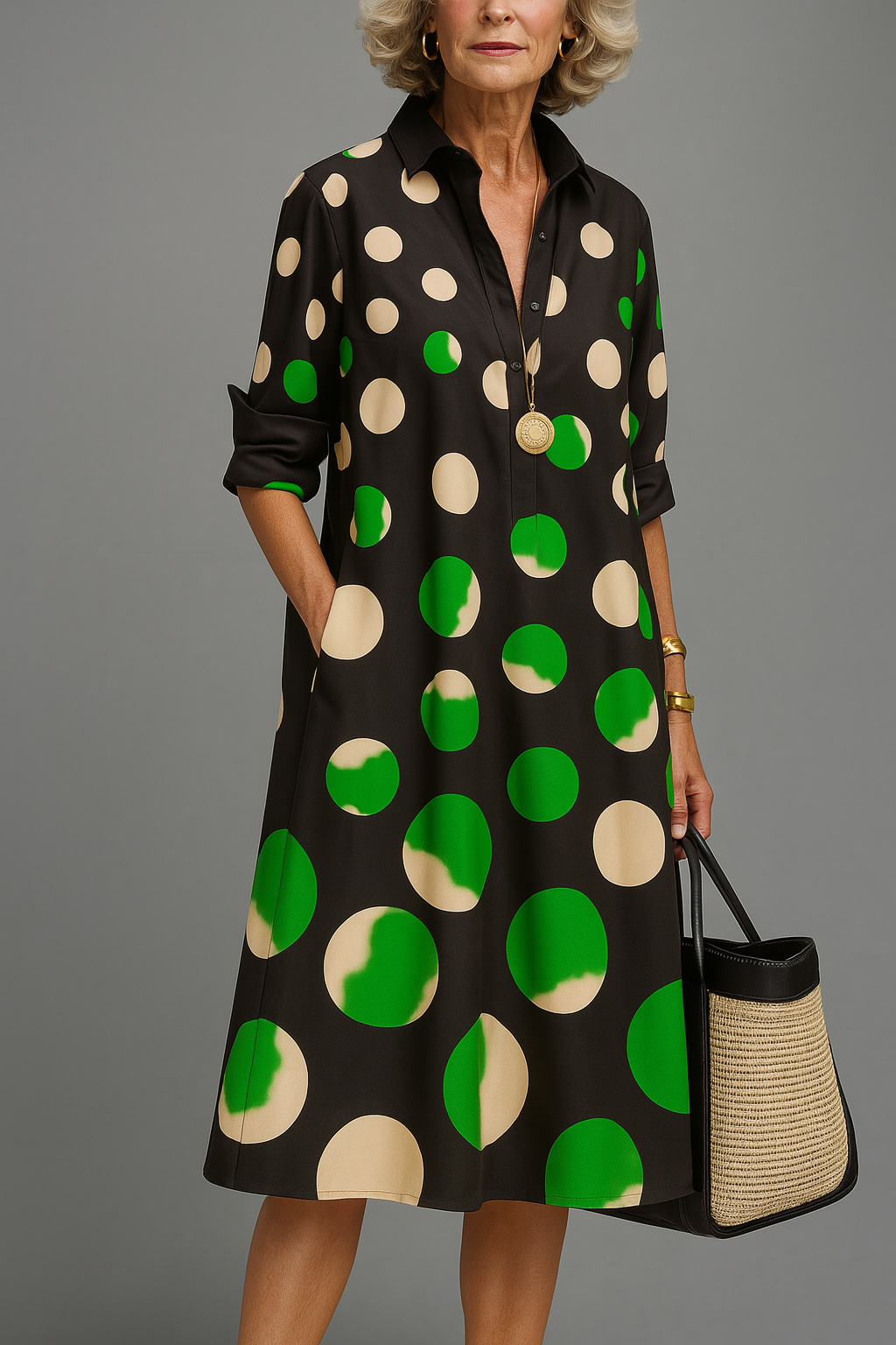 Carmena - Stylish and Effortless Midi Dress