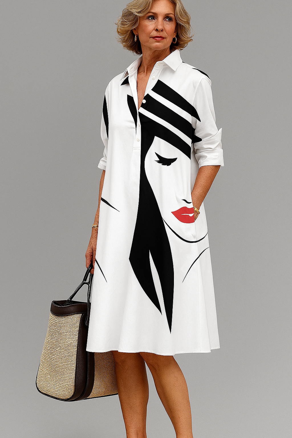 Angel - Caring and Stylish Midi Dress