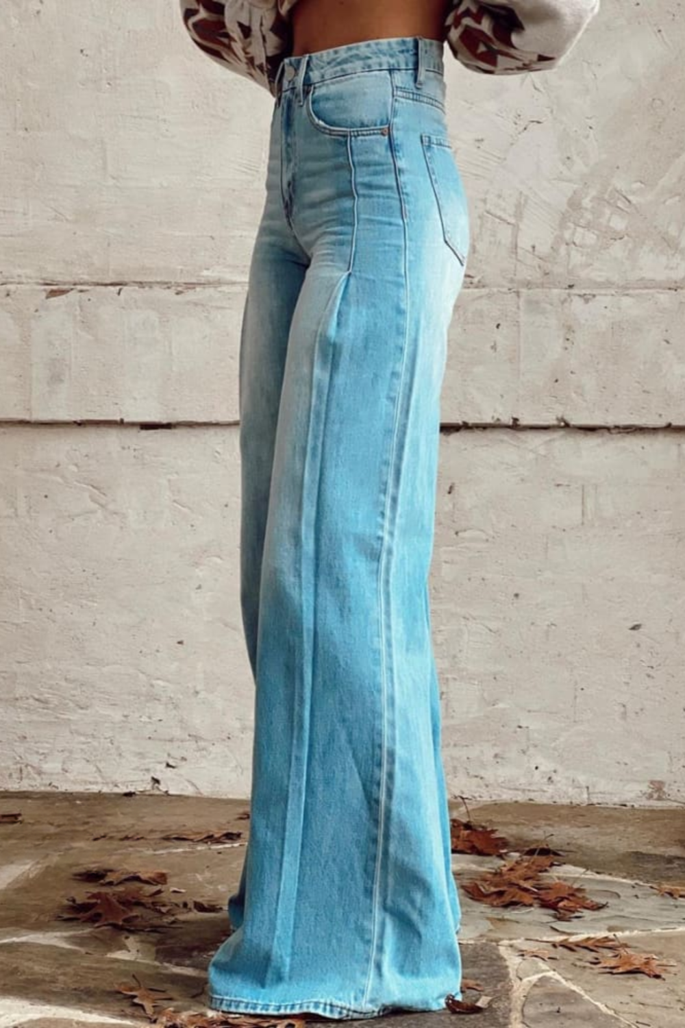 Susan | Stylish Wide-Leg Denim Pants
