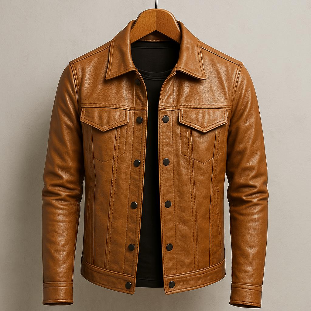 Micheal – Rider Leather Jacket with Rugged Charm