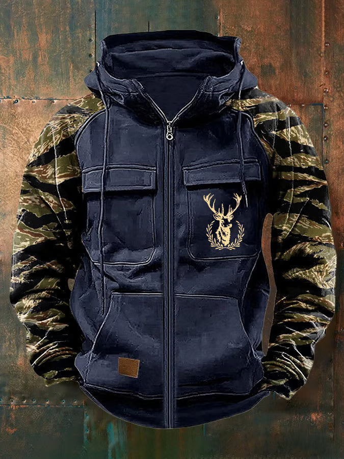 Mack - Clean Multi-Pocket Zip Hoodie