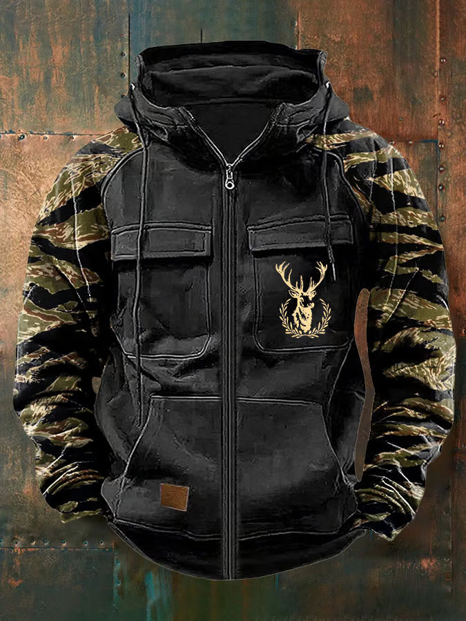 Mack - Clean Multi-Pocket Zip Hoodie