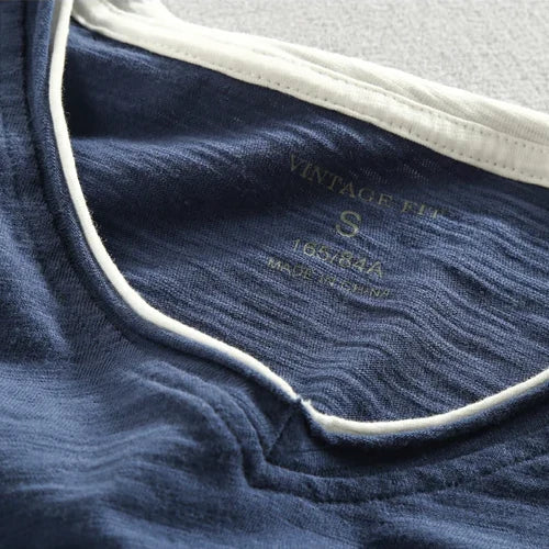 Lemuel – Long Sleeve Cotton T-shirt