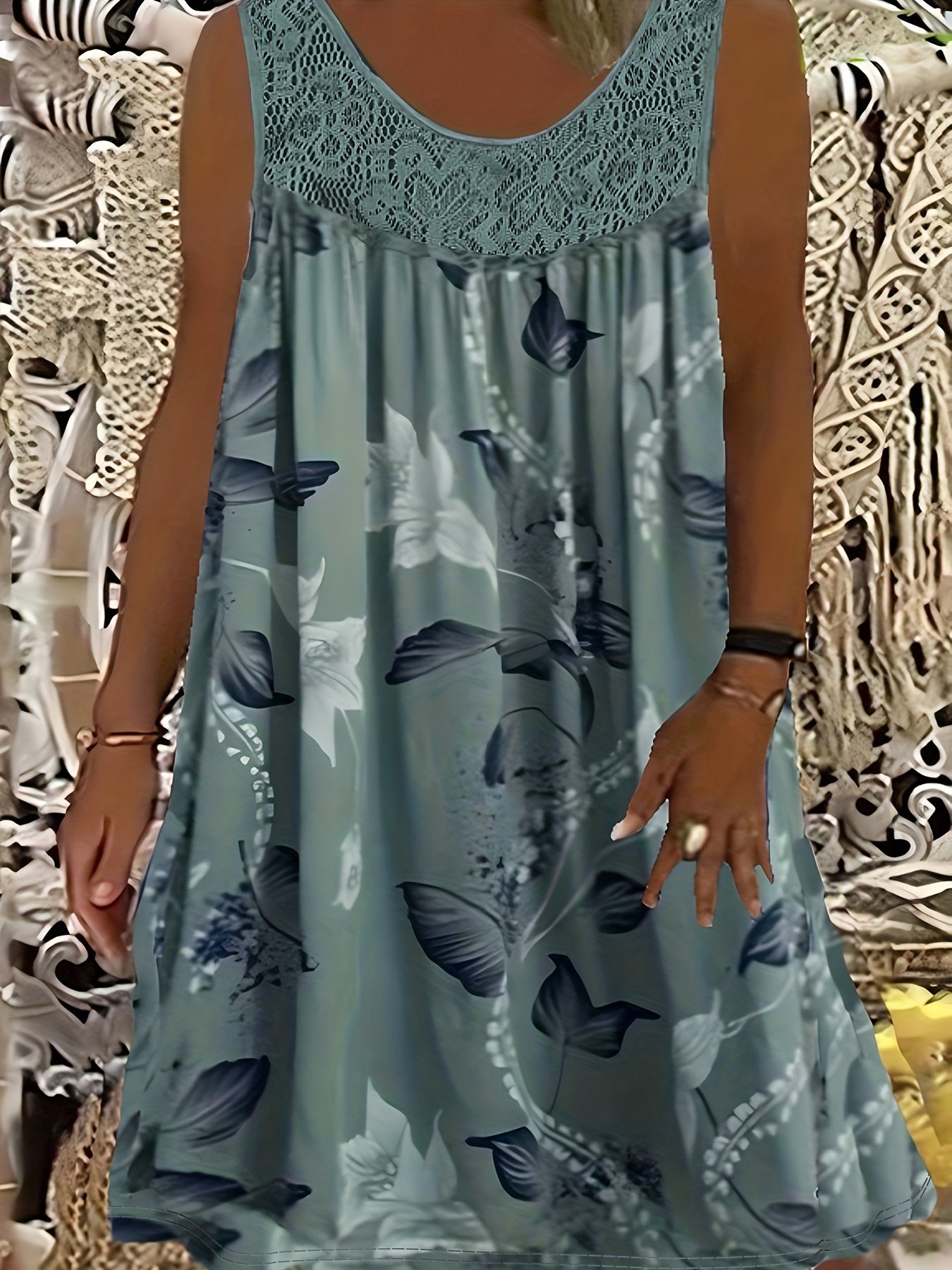 Rana - Floral Lace Summer Dress