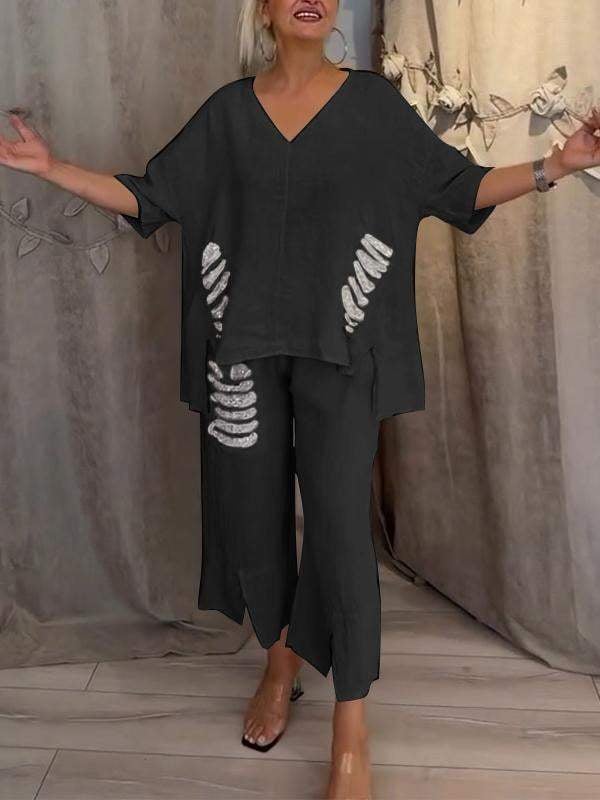 Sheena – Elegant Two-Piece Summer Set