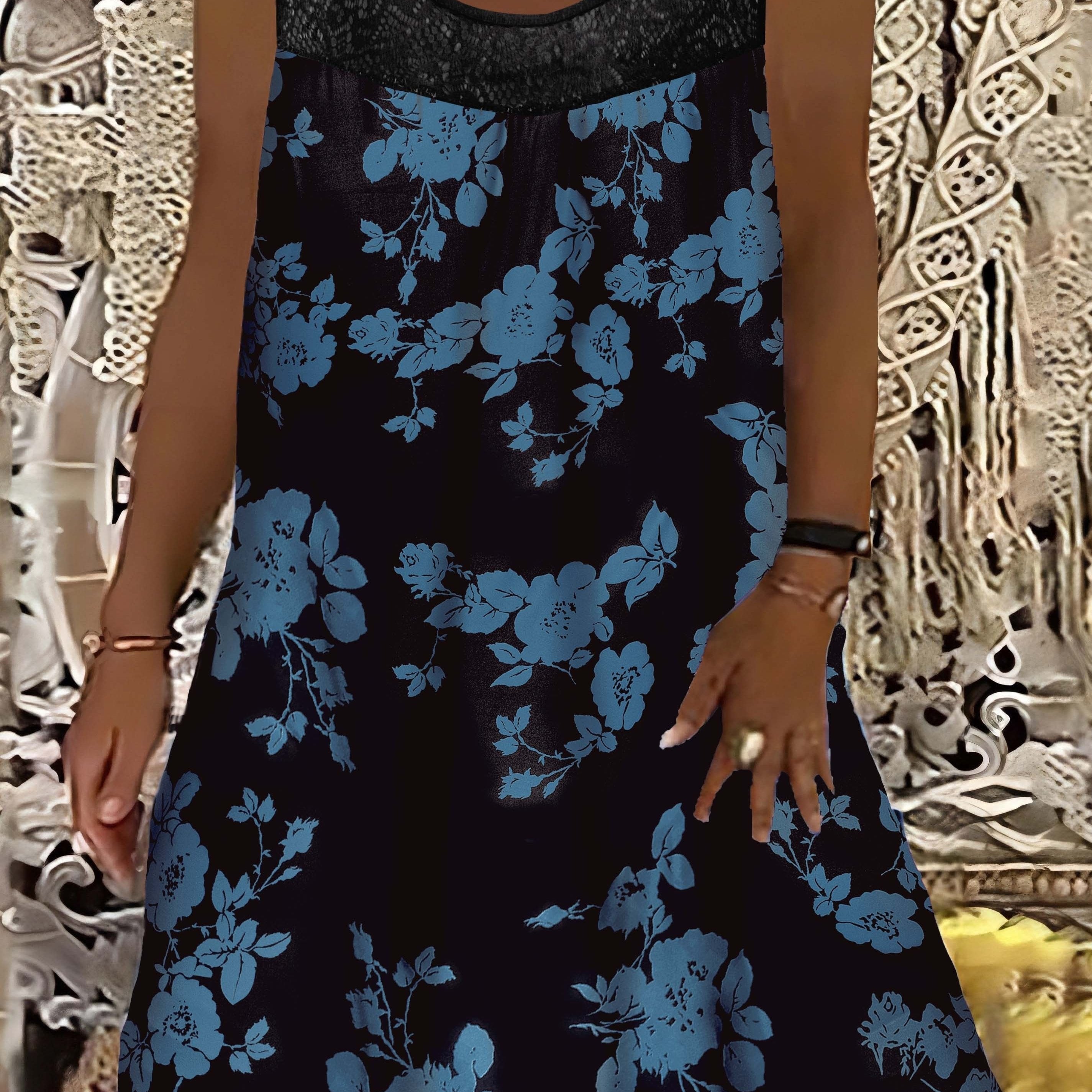 Rana - Floral Lace Summer Dress