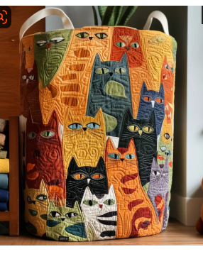 Skittles – Hand-Quilted Basket