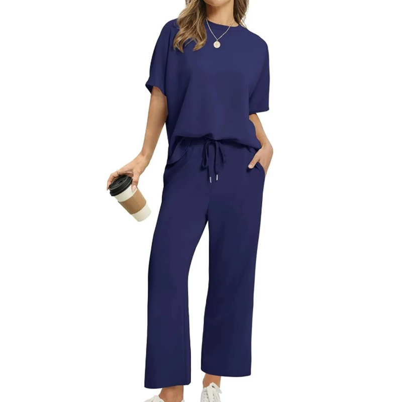 Elli – Soft Lounge Top and Trousers Set