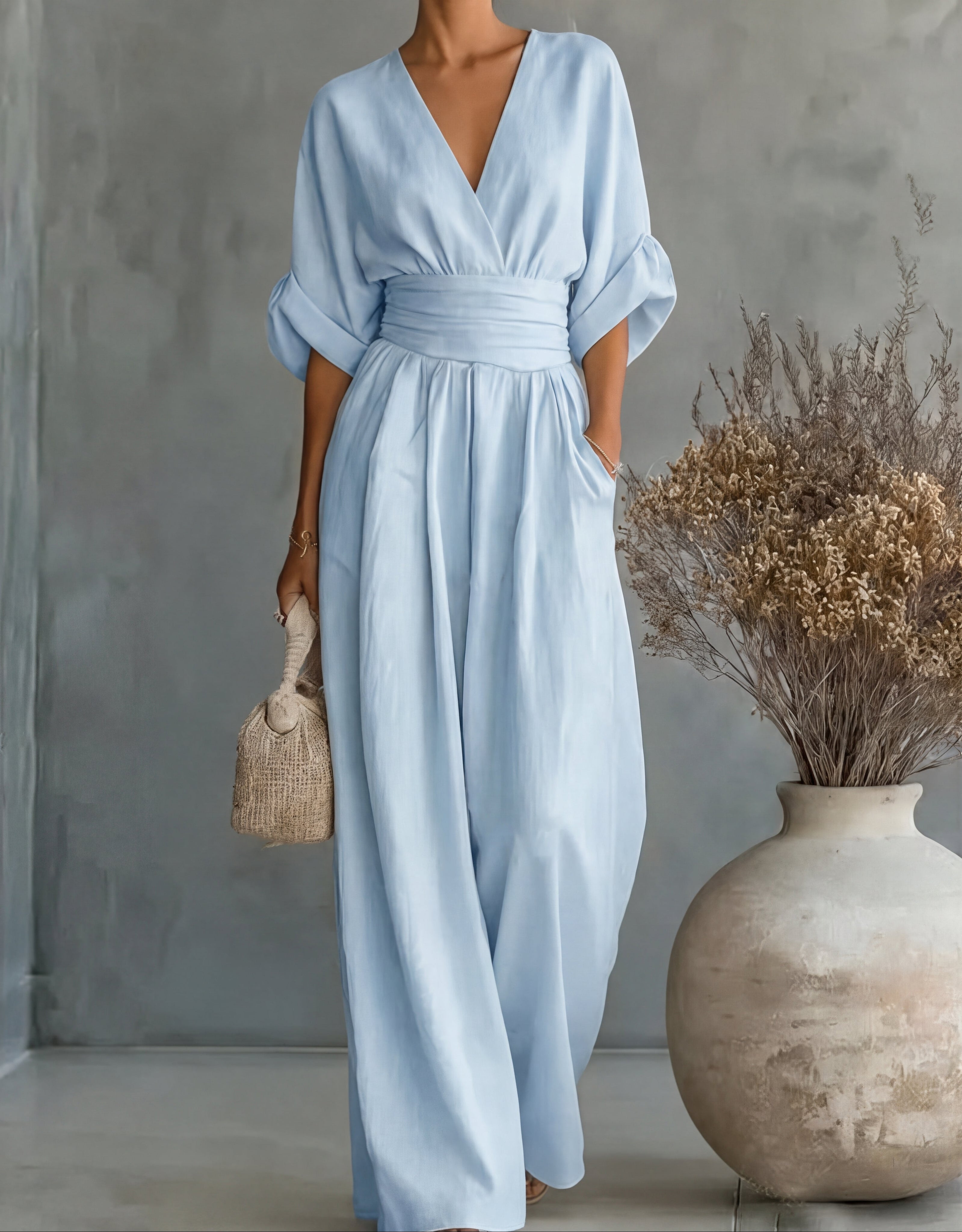 Giselle - Elegant Flowing Jumpsuit