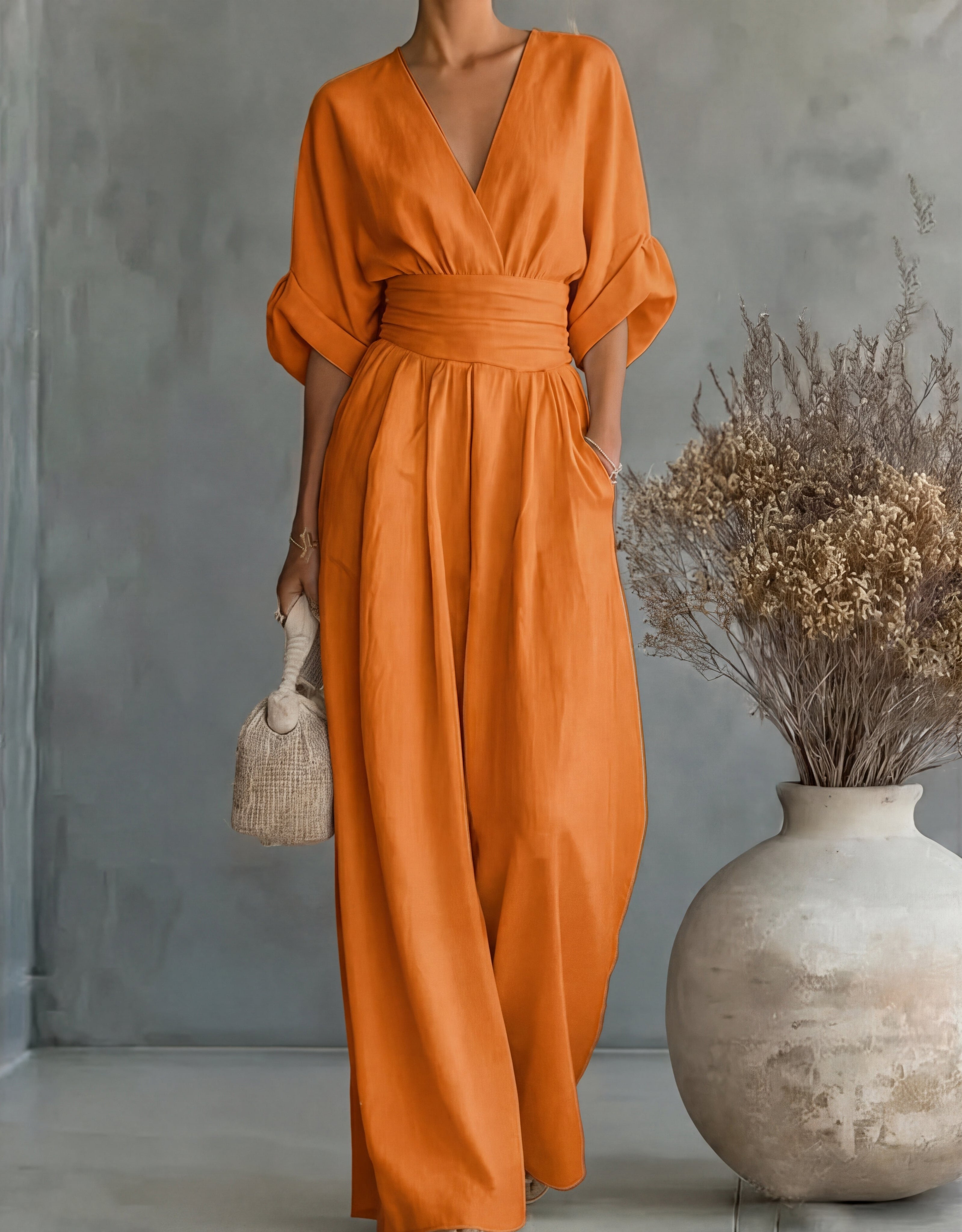 Giselle - Elegant Flowing Jumpsuit