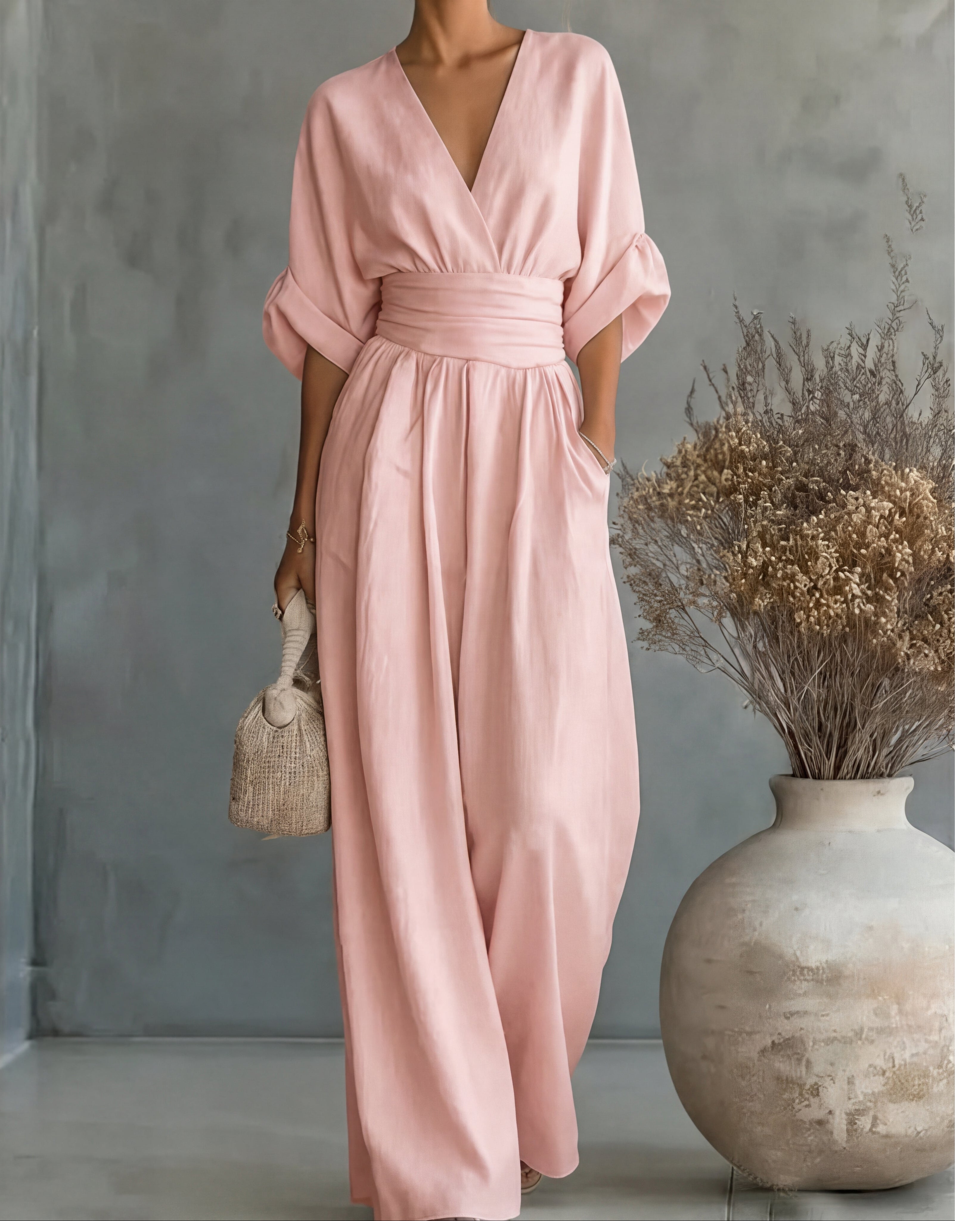 Giselle - Elegant Flowing Jumpsuit