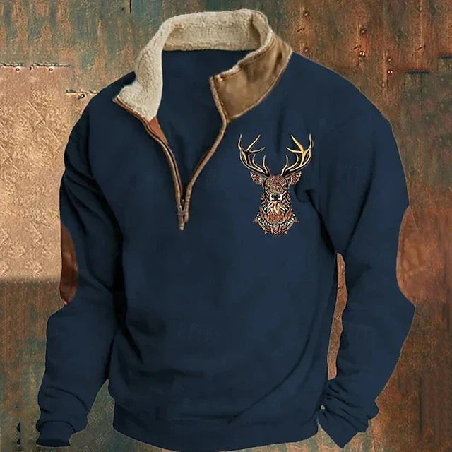 Jerome – Sweater with Deer Detail