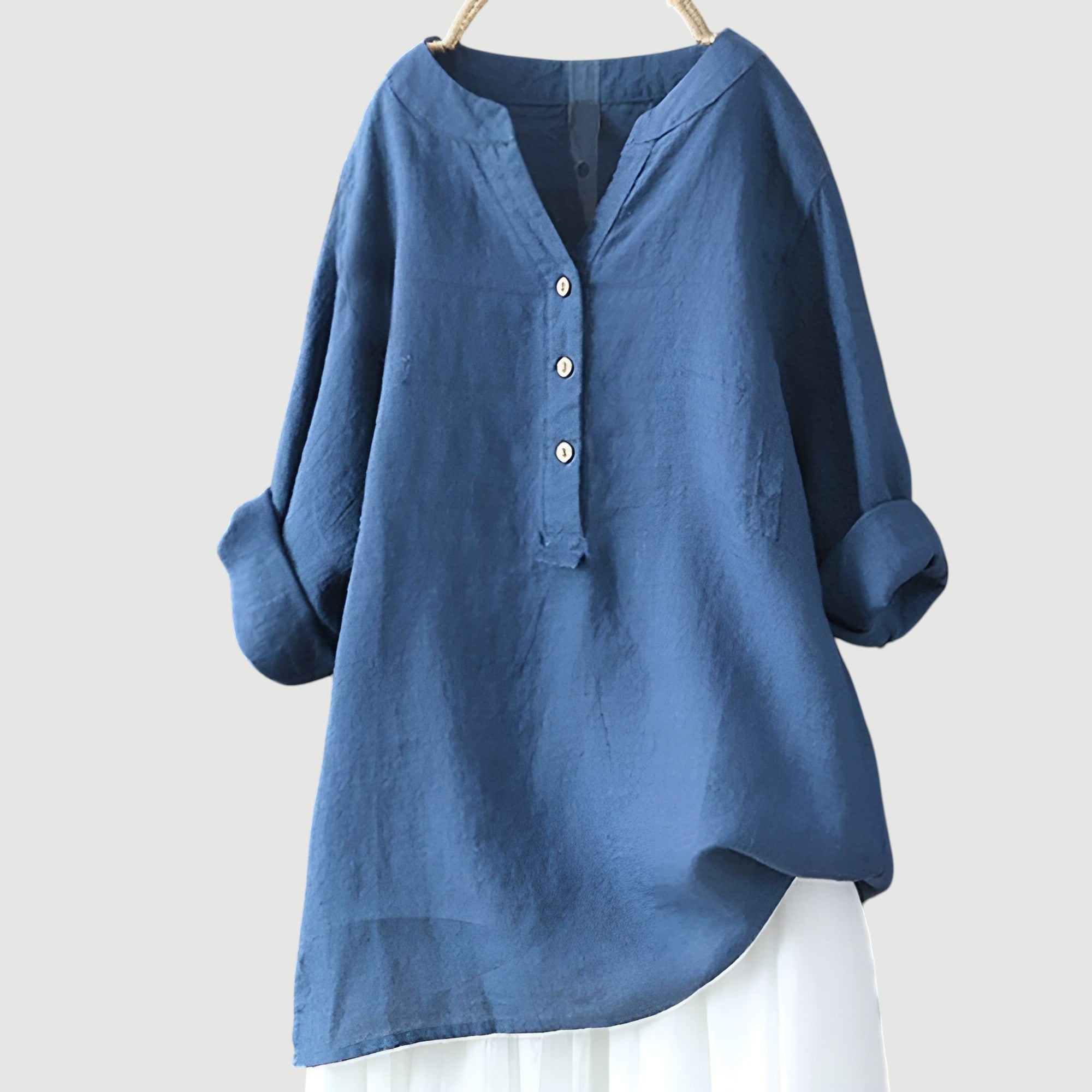 Mina – Lightweight Linen Top for Carefree Summer Days