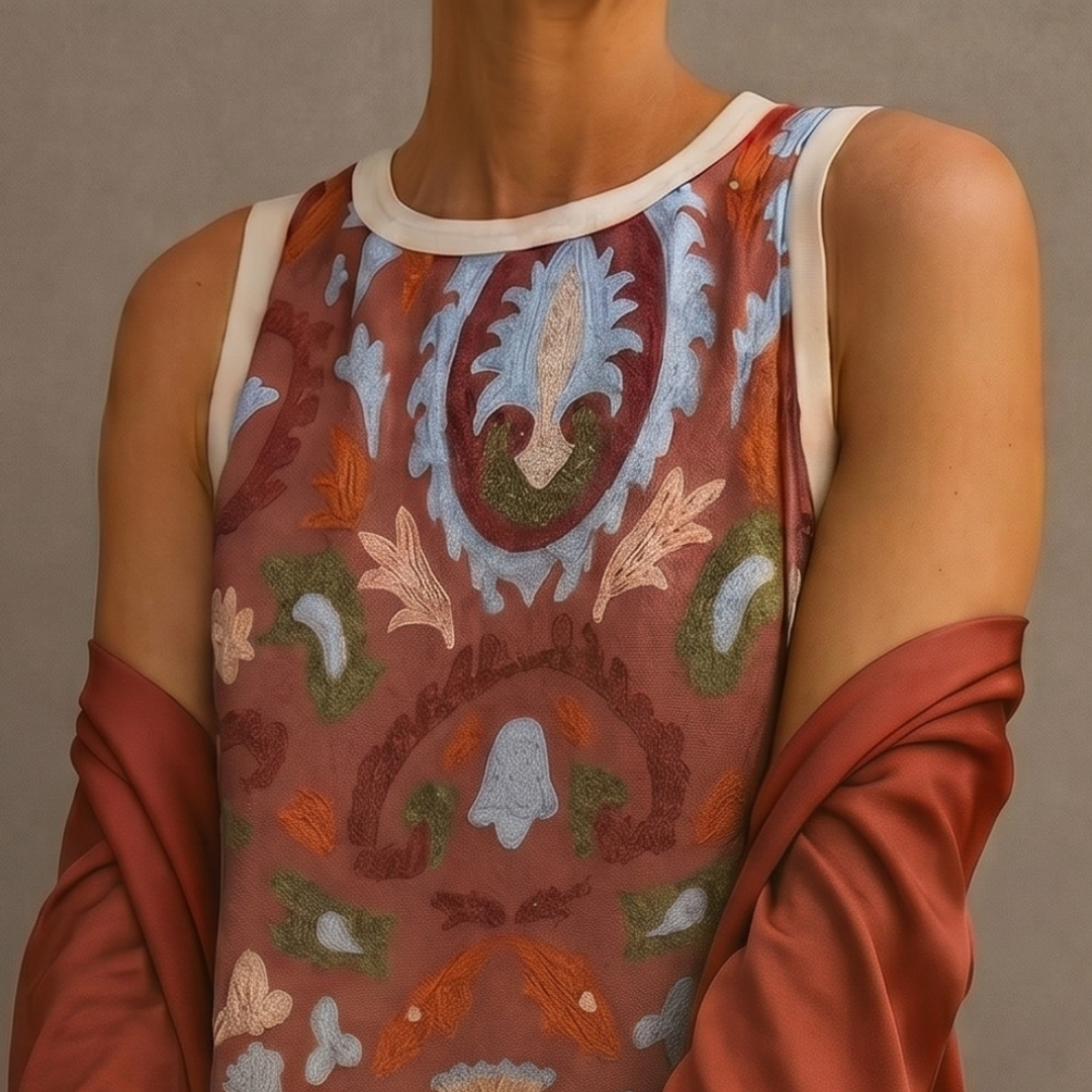Brielle - Elegant Printed Dress