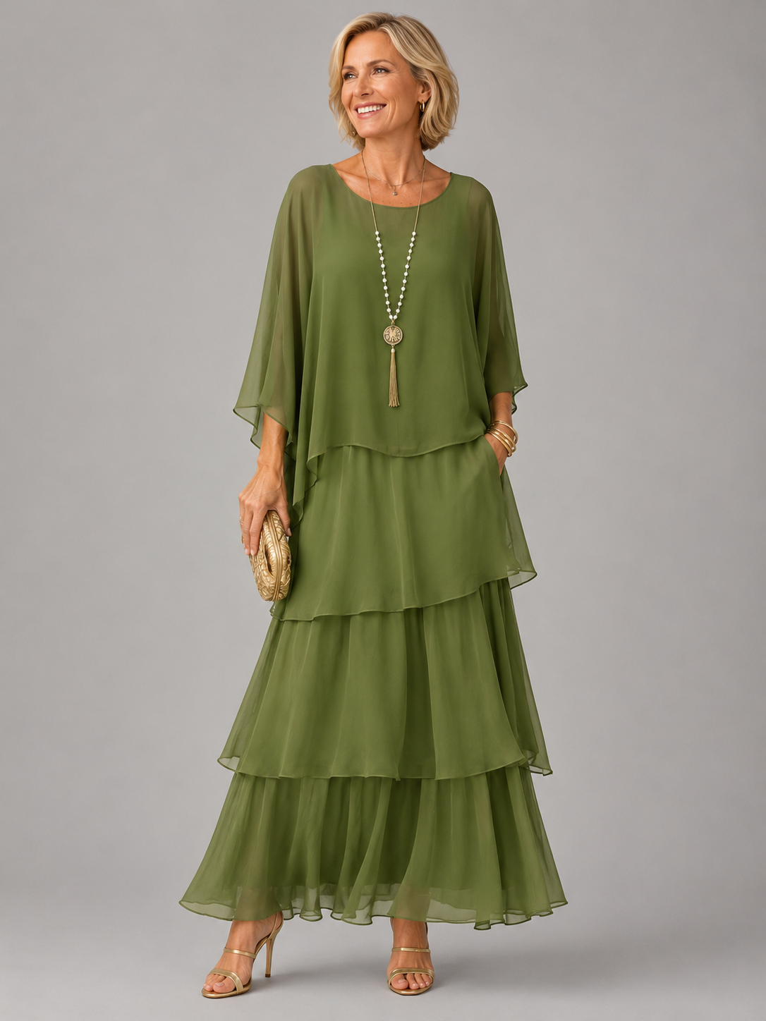 Laurina - Elegant Flowing Maxi Dress