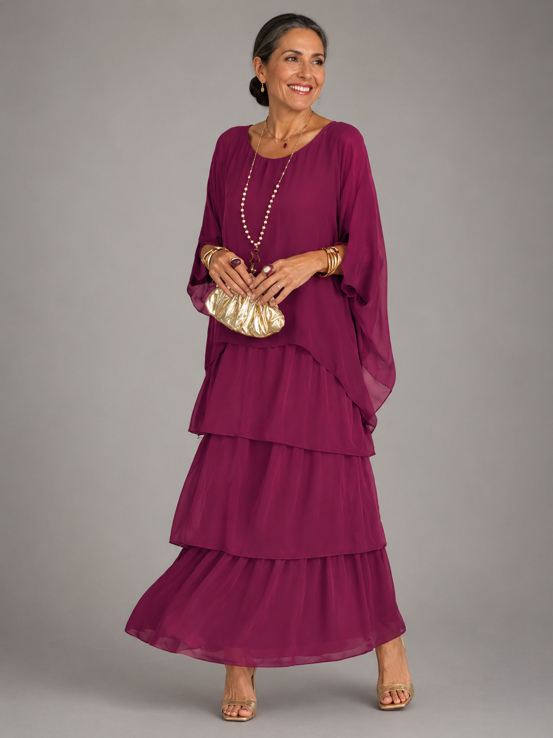 Laurina - Elegant Flowing Maxi Dress