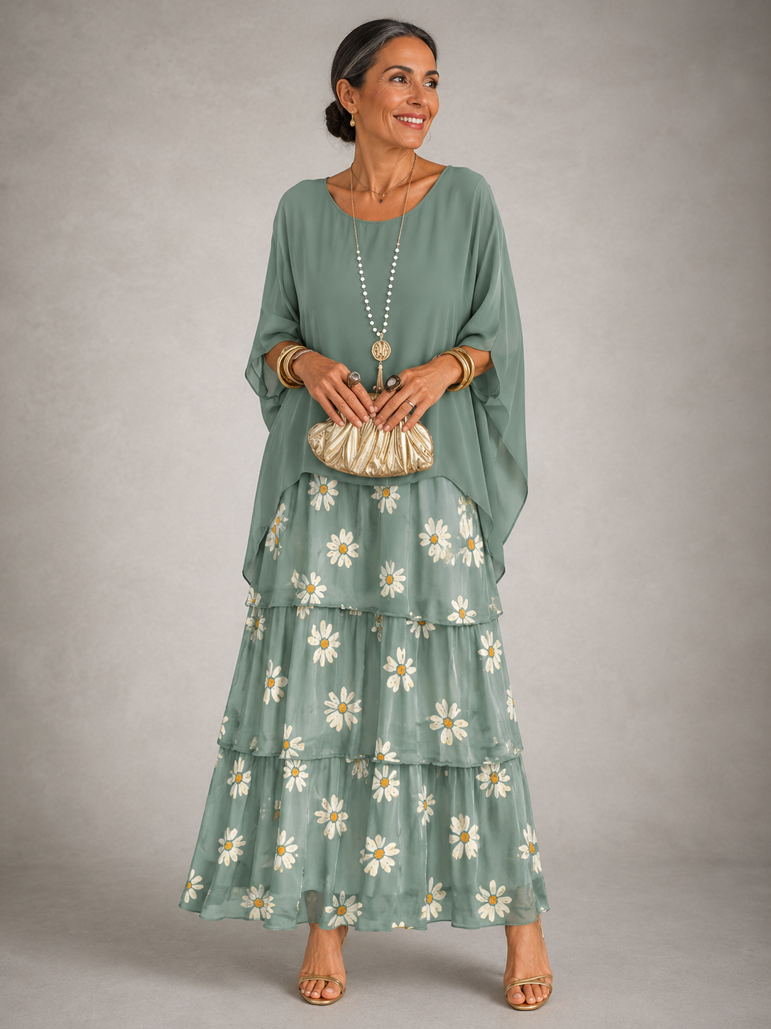 Laurina - Elegant Flowing Maxi Dress