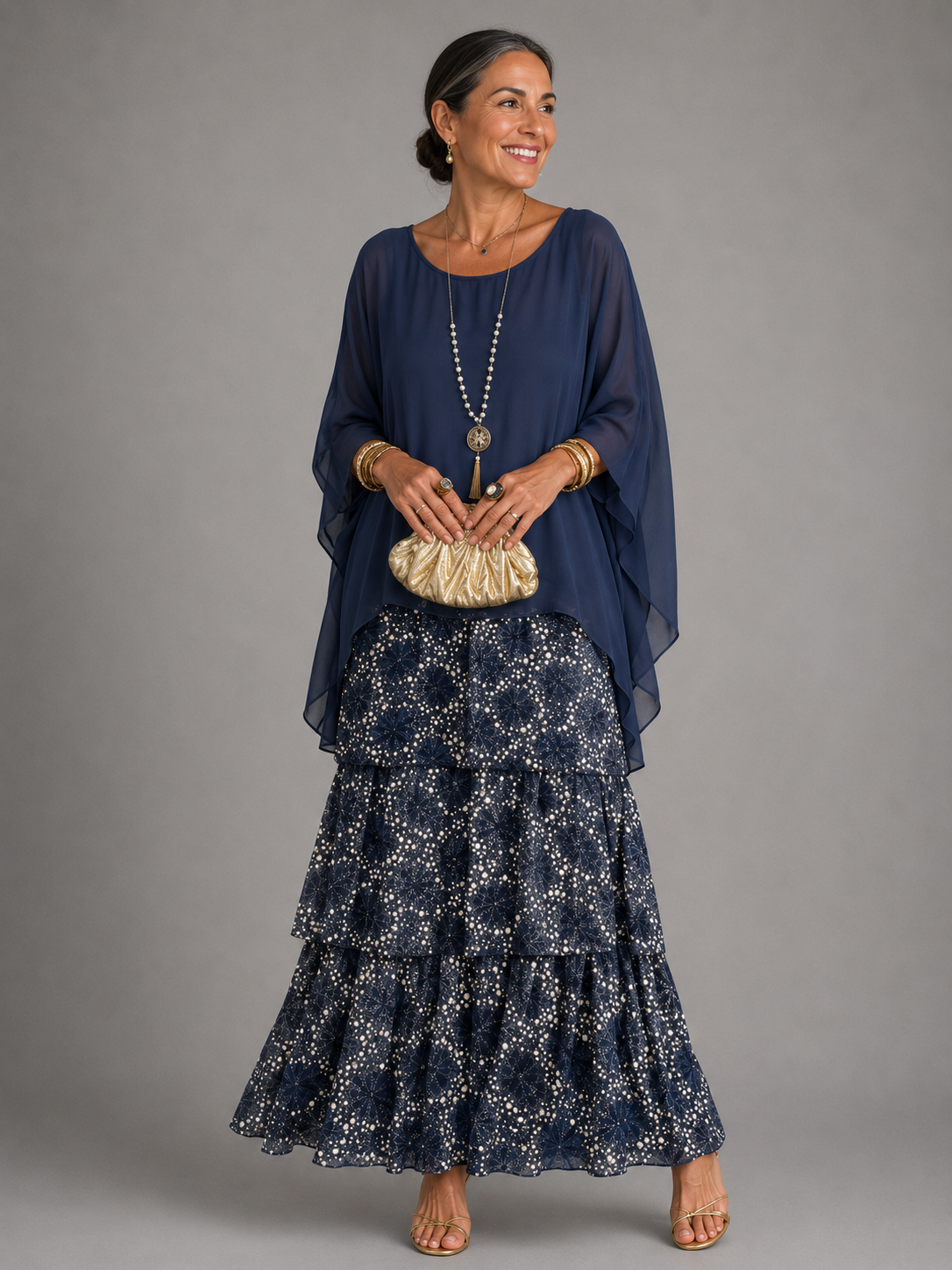 Laurina - Elegant Flowing Maxi Dress