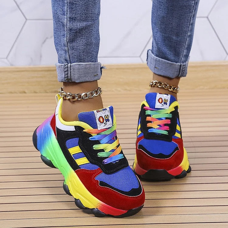 Alivia - Rainbow Comfort Sneakers