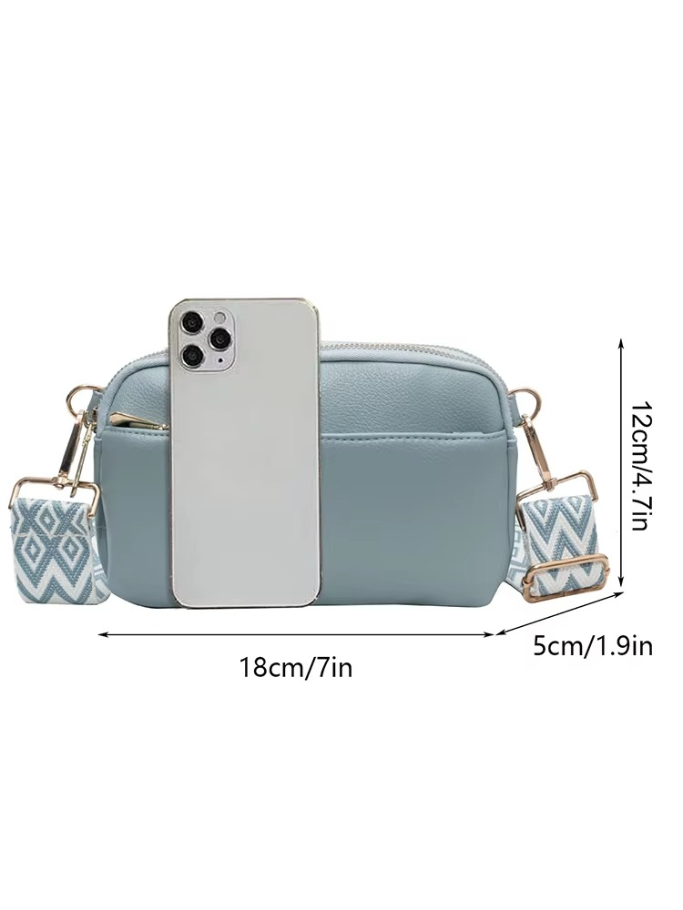Adhara - Structured Vegan Leather Crossbody Bag