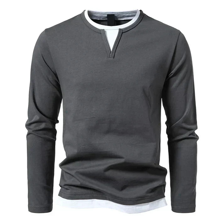 Louise – Long-Sleeve Shirt Made from High-Quality Combed Cotton