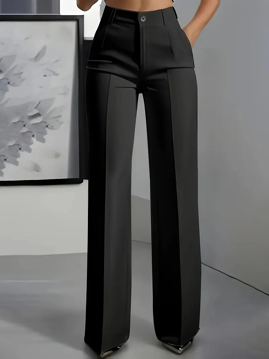 Harrah – High-Waisted Tailored Pants