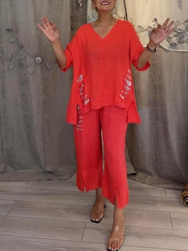 Sheena – Elegant Two-Piece Summer Set