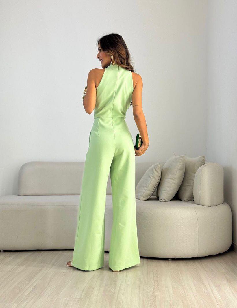 Fiona - Flowing Wide Leg Elegant Jumpsuit
