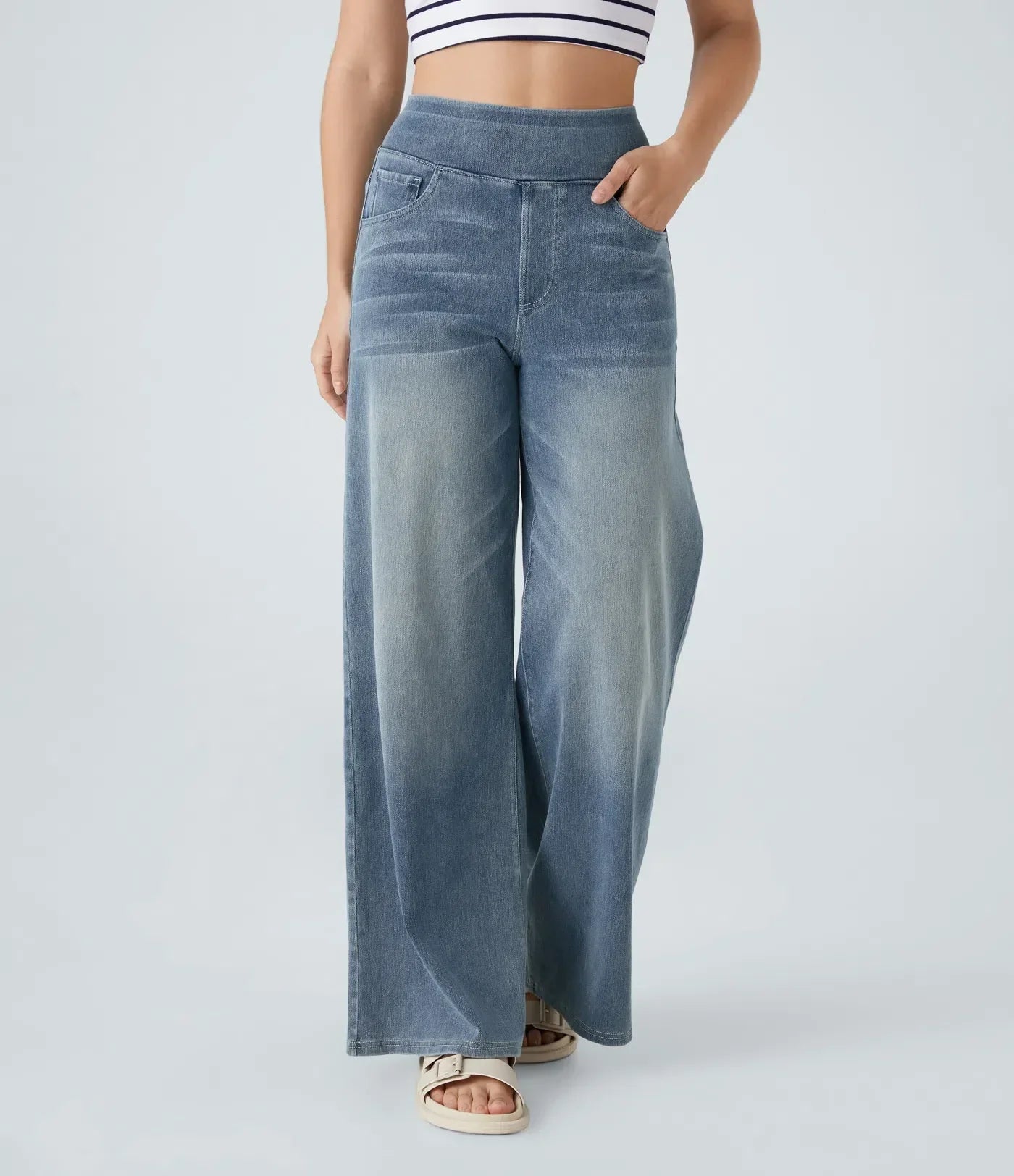 Eliena - Comfortable High-Waist Shaping Pants