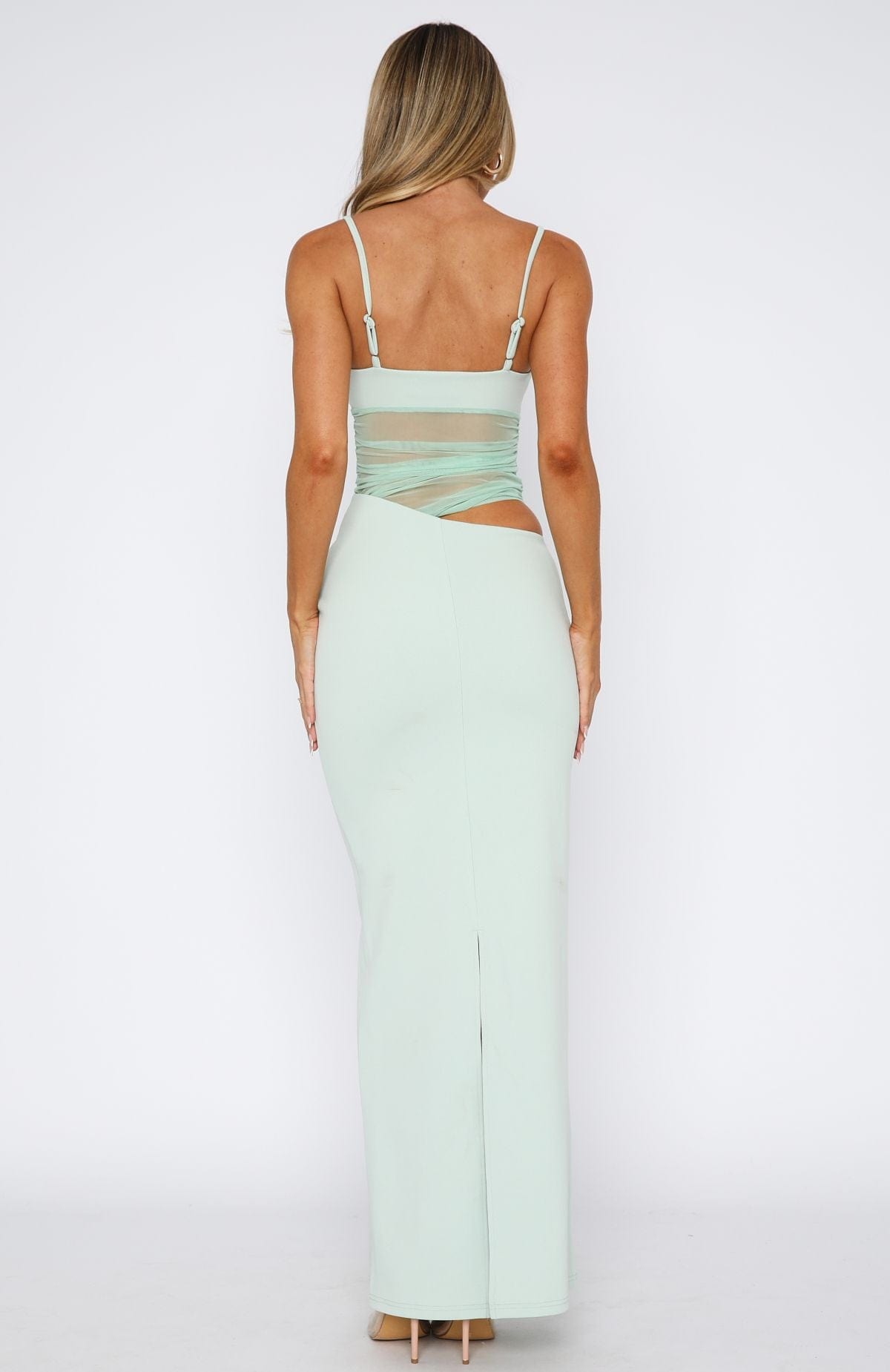 Lyca - Elegant Maxi Dress with Cut Outs