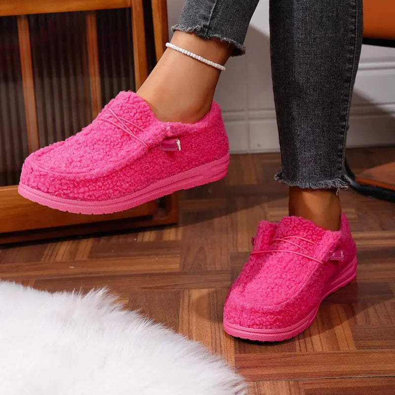 Lanie – Ultra Soft Teddy Slippers for Winter Comfort