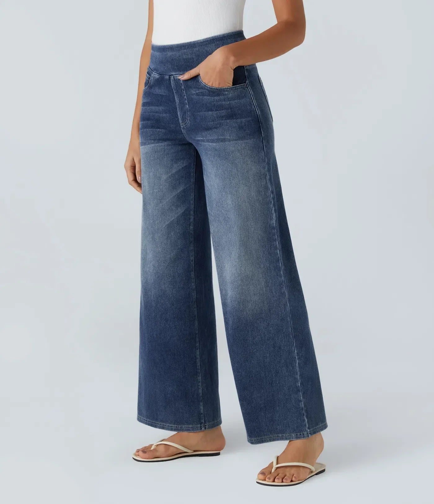 Eliena - Comfortable High-Waist Shaping Pants