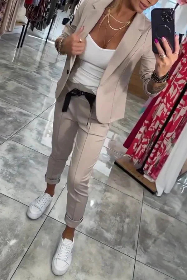 Izabela - Relaxed Blazer and Jogger Set