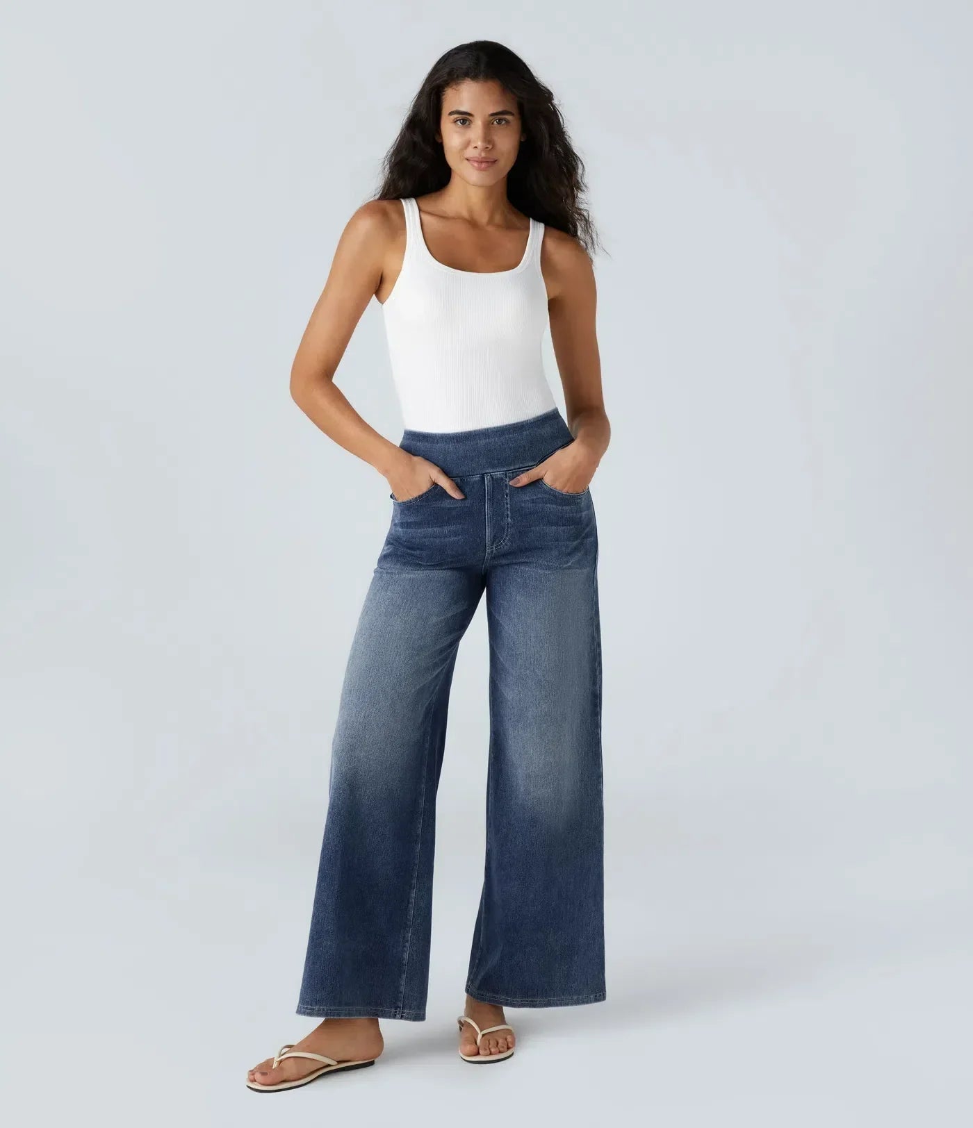 Eliena - Comfortable High-Waist Shaping Pants