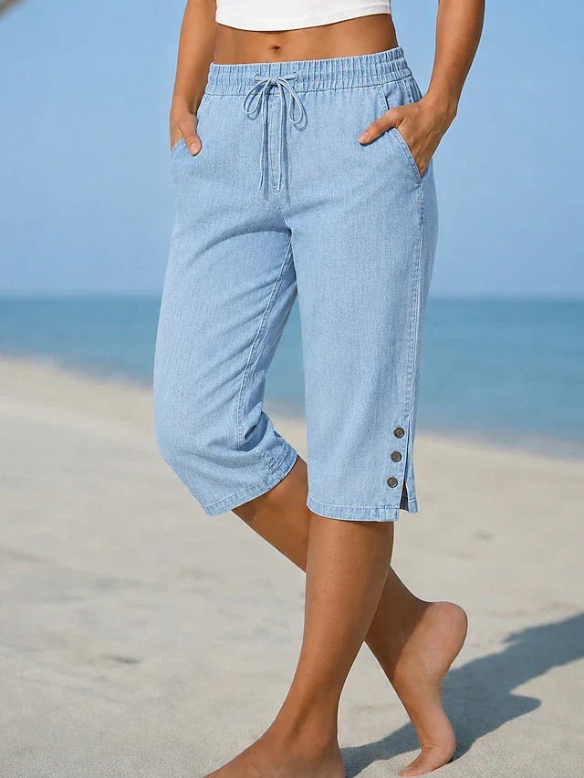 Belia - Calf-Length Capri Pants