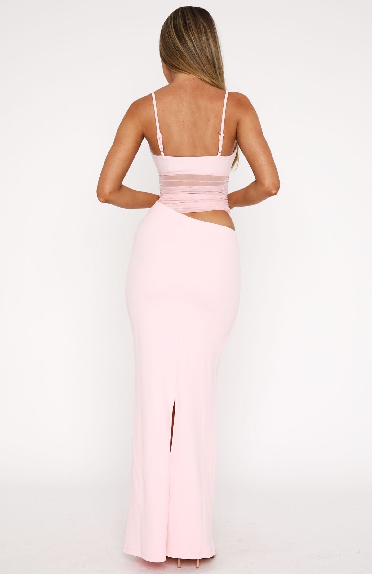 Lyca - Elegant Maxi Dress with Cut Outs