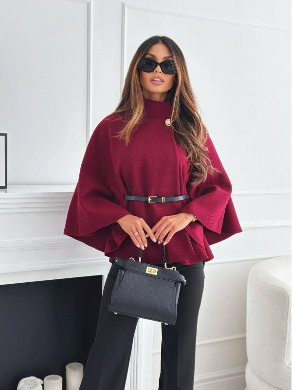Jennie – Elegant Butterfly Sleeve Jacket with Belt