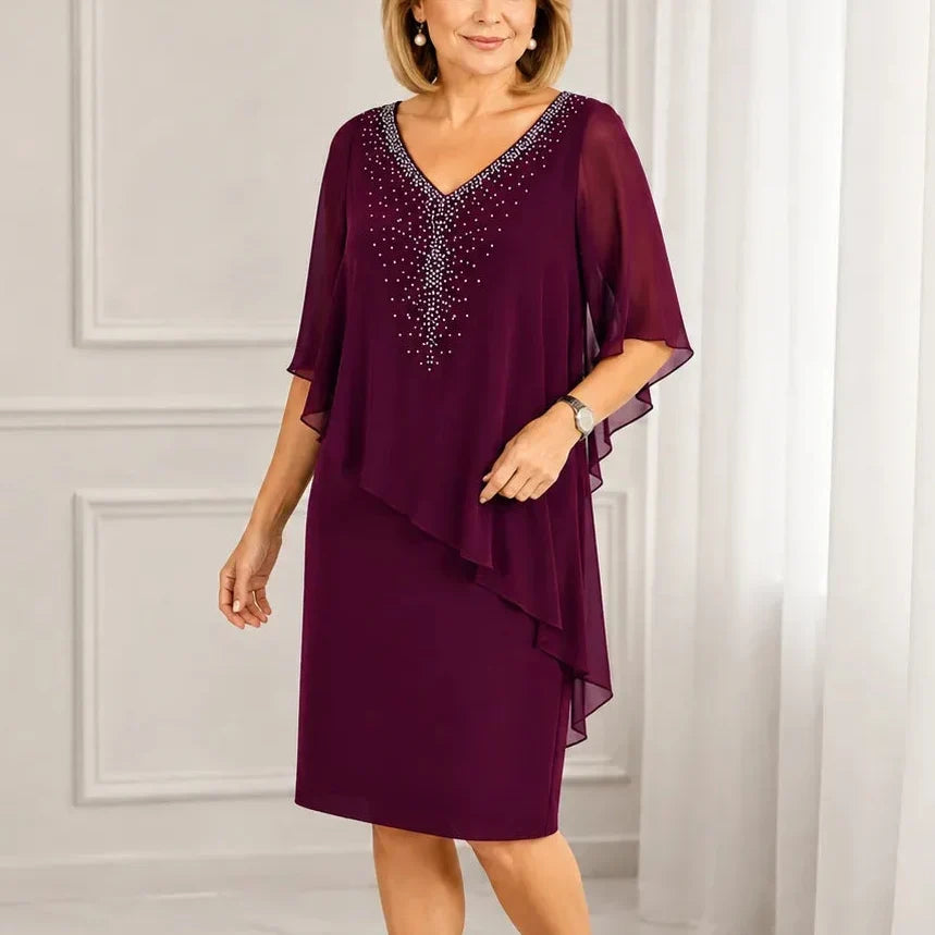 Eliza – Elegant Draped Dress