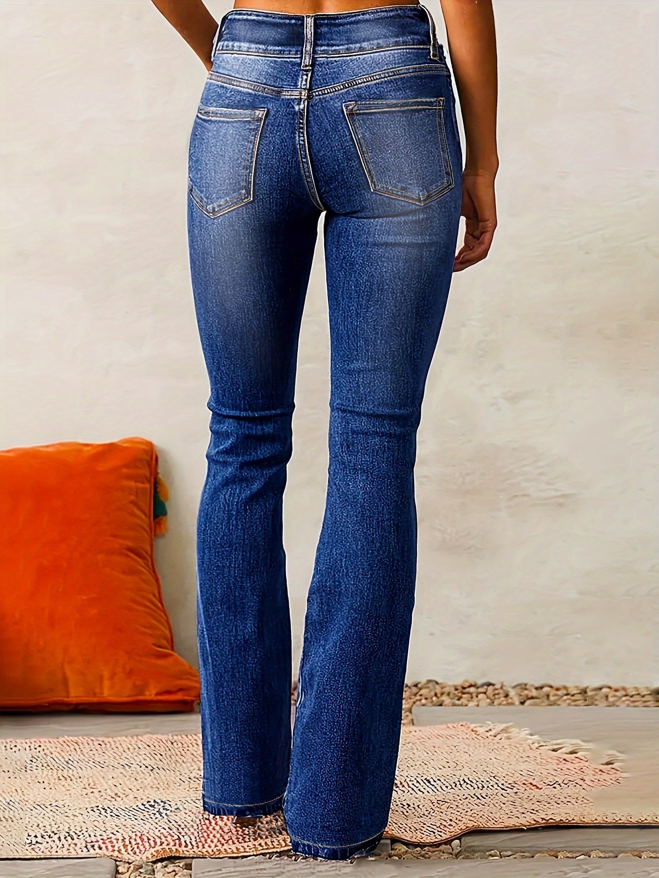 Tierra – High-Waisted Skinny Jeans with Zipper Detail