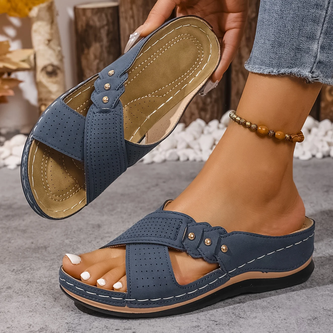 Rufia - Orthopedic Wedge Sandals