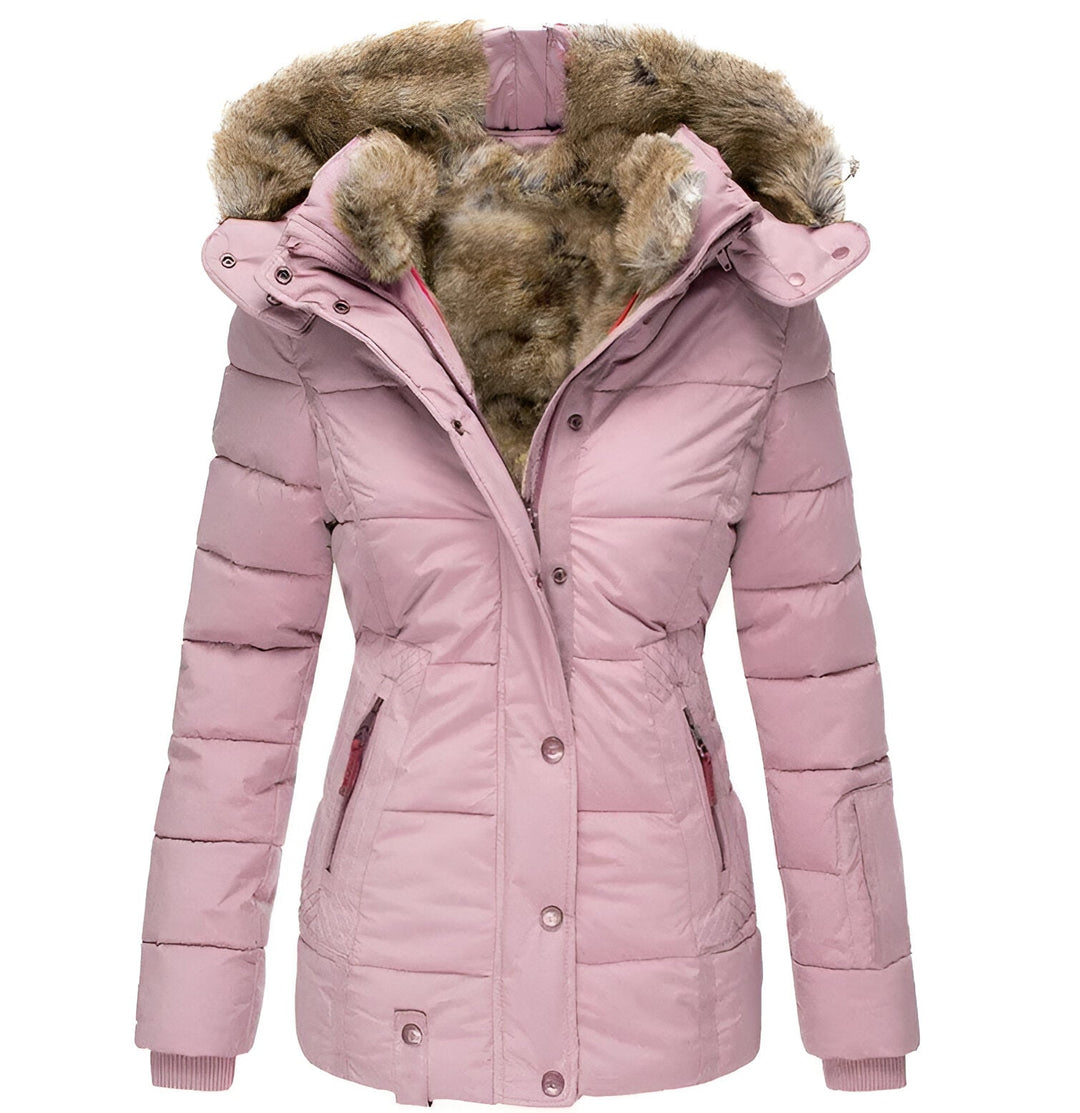Merrie - Slim-Fit Puffer Jacket with Hood
