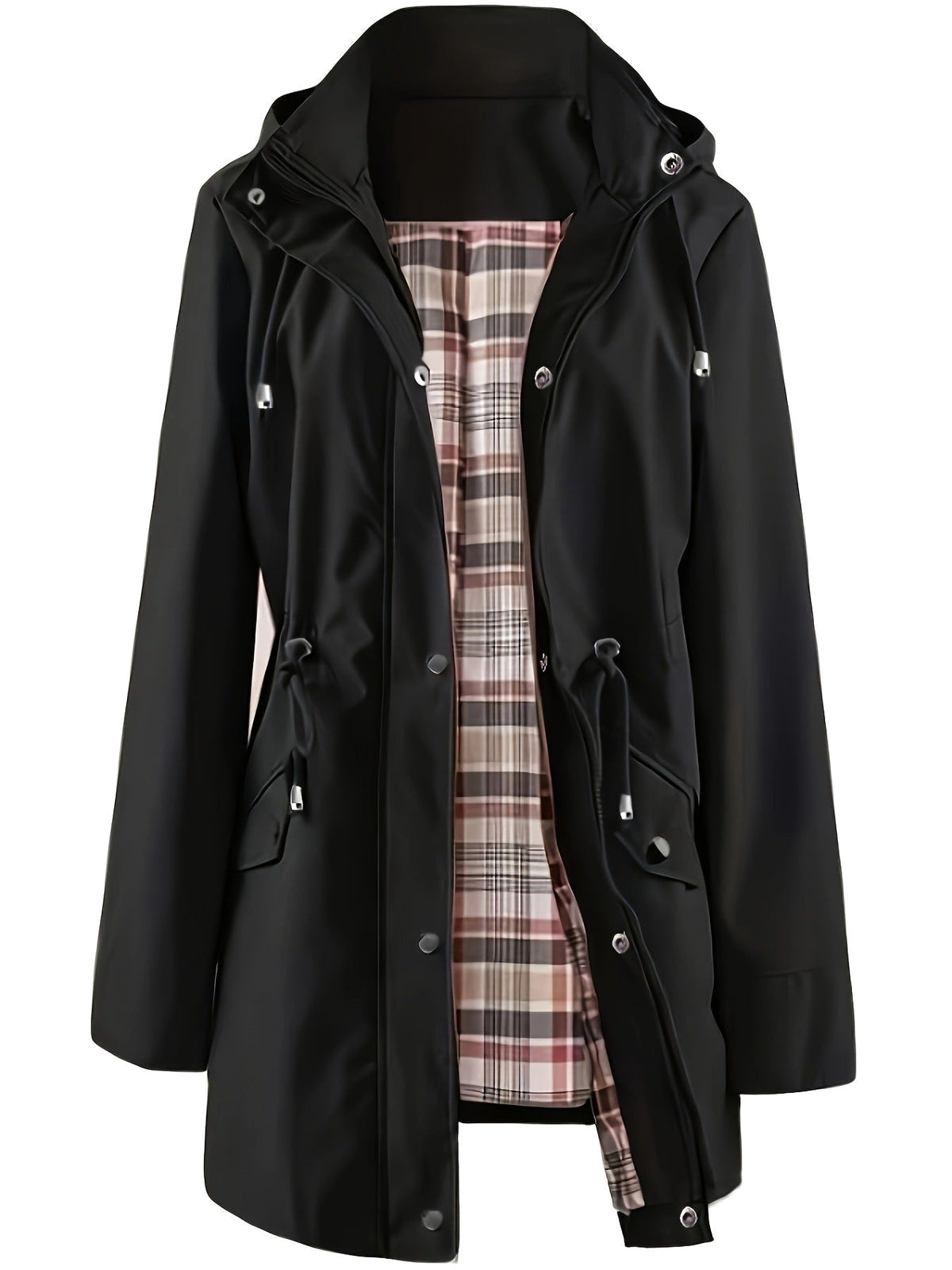 Alondra - Tartan-Lined Rain Parka