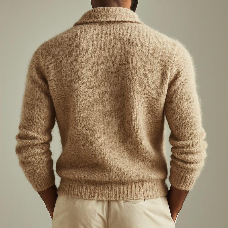 Griffin - Textured Collared Cardigan