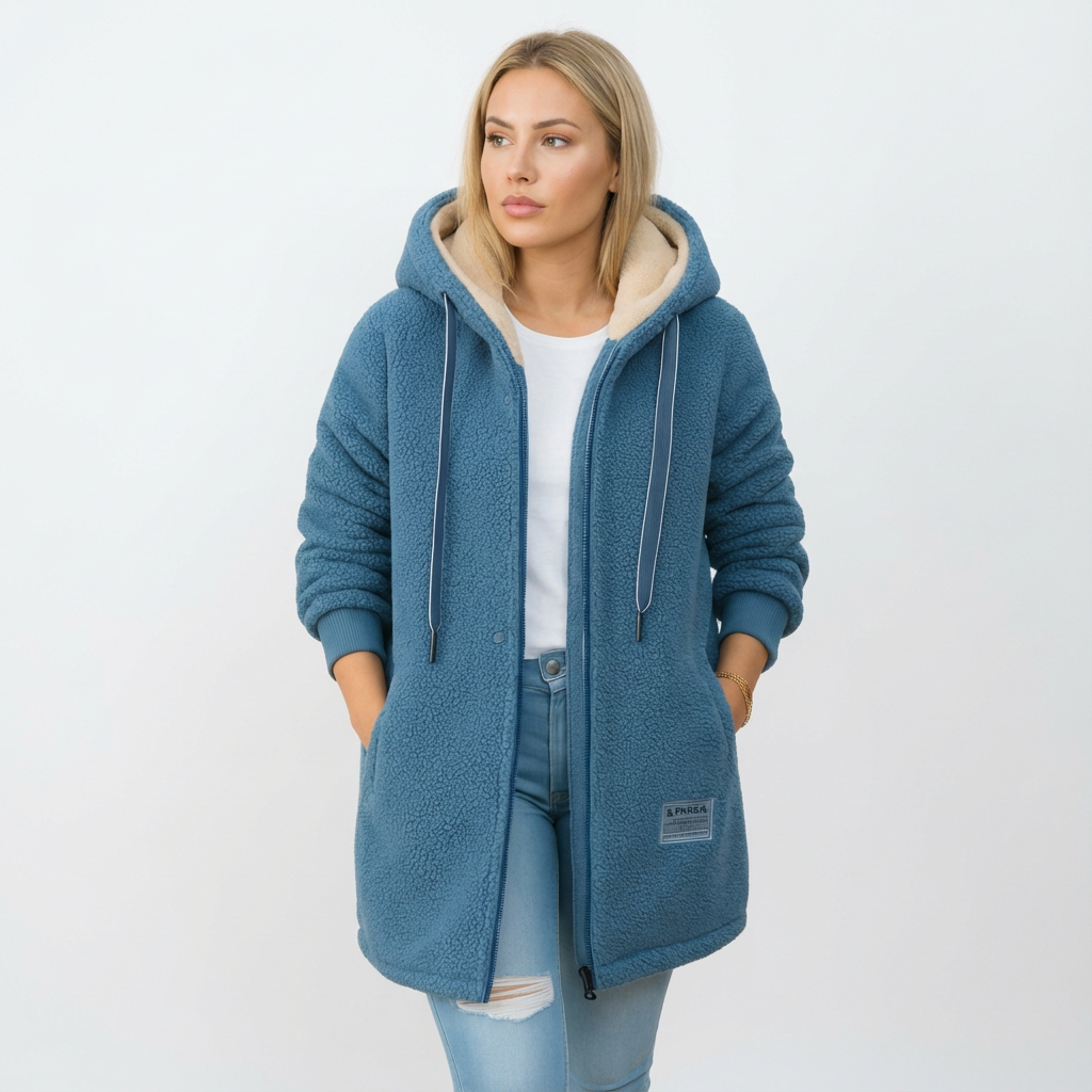 Delaney - Soft Fleece Hooded Jacket