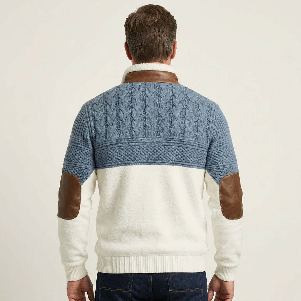 Everett - Textured Knit-Look Sweater