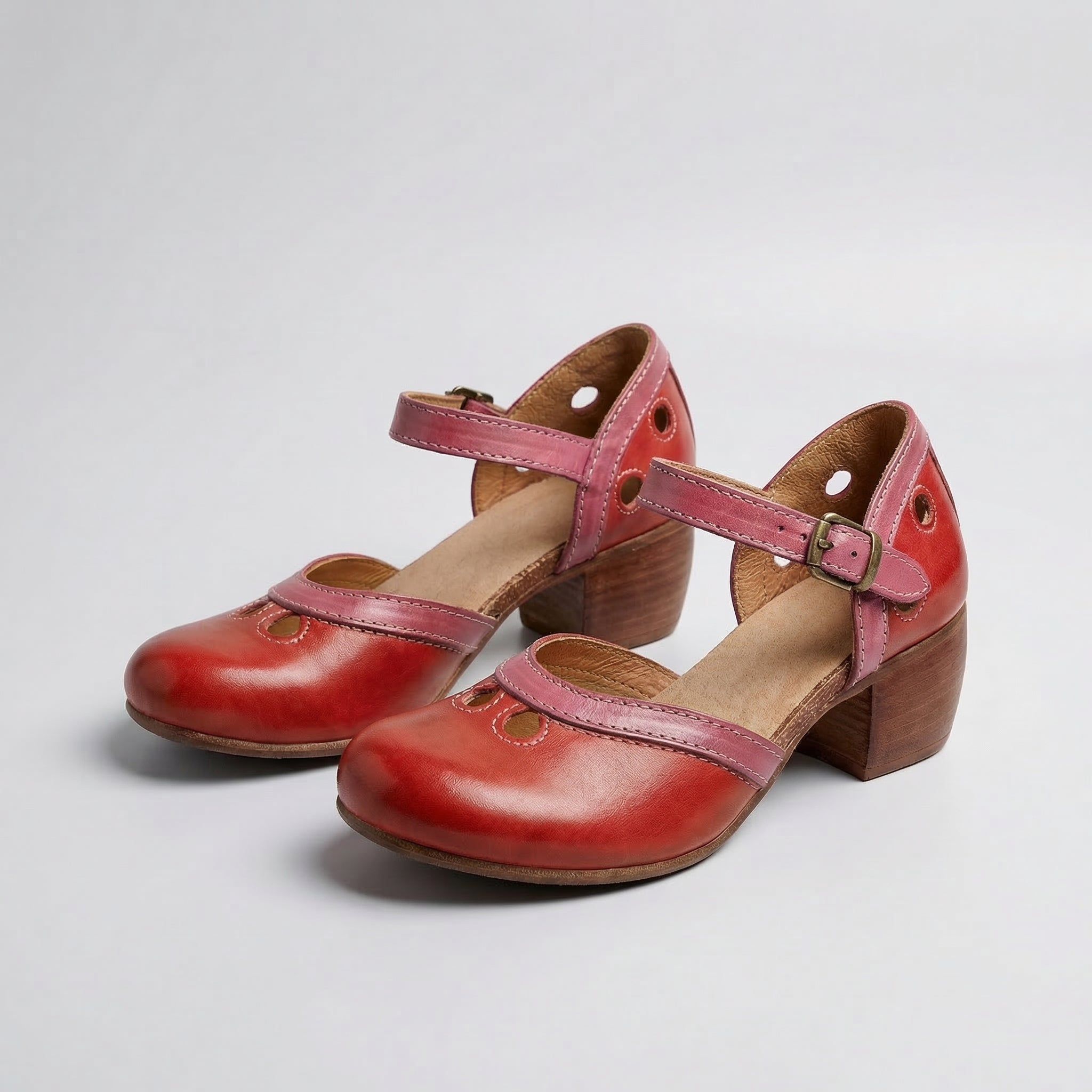 Lissa – Orthopedic Sandals with Low Heel