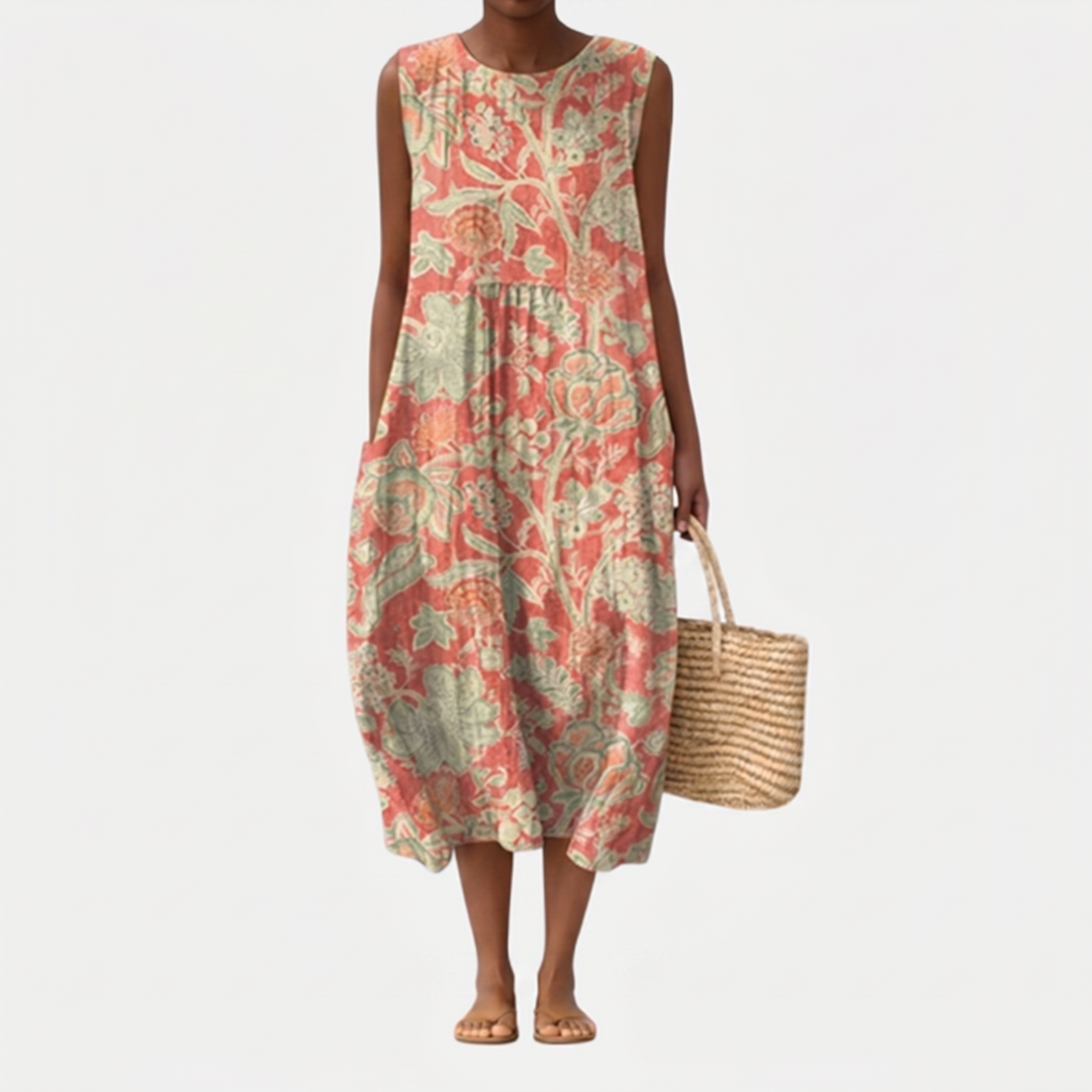 Veronica – Effortless Midi Day Dress